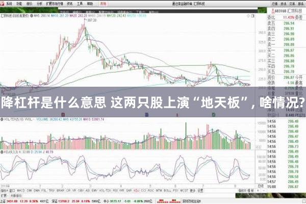 降杠杆是什么意思 这两只股上演“地天板”, 啥情况?